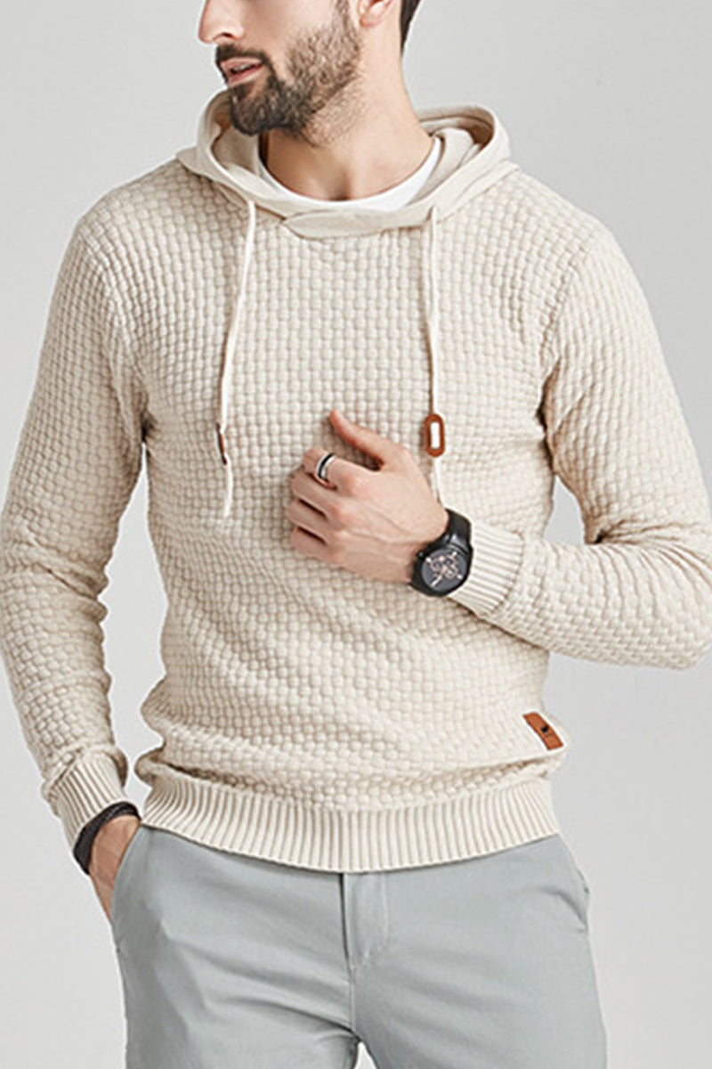 Classic Casual long-sleeved hooded sweatshirt - Marcus Store