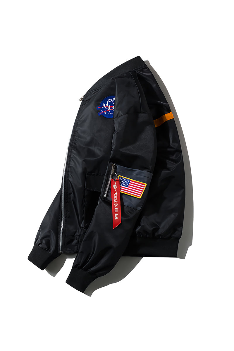 Marcus Men's High Fly Nasa Bomber Jacket