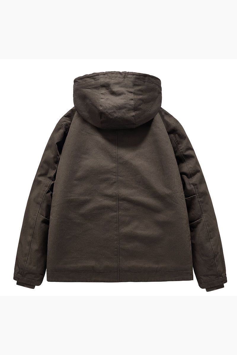 Fuzzy lined utility parka on sale coat